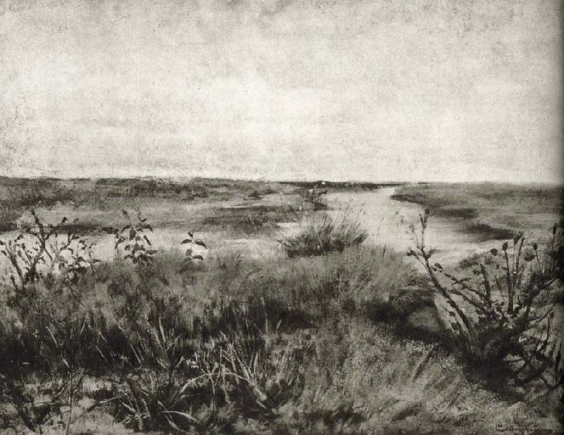 Gustaf Cederstrom landskap oil painting image